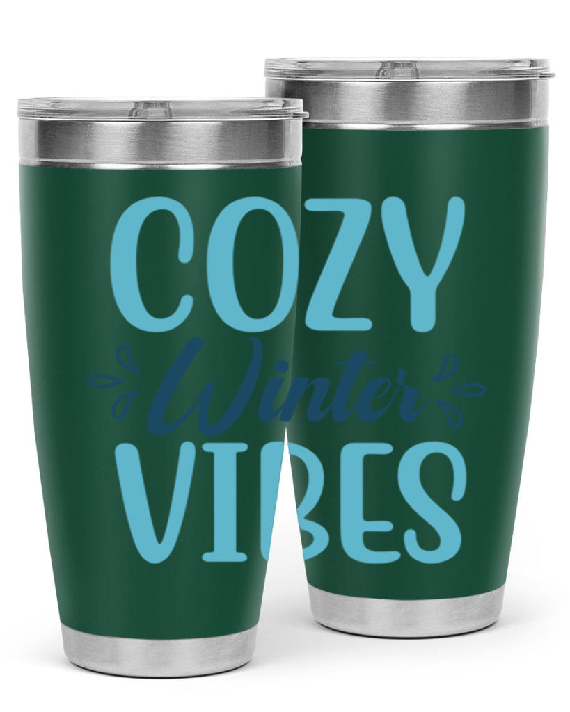 cozy winter vibes 65#- winter- Tumbler