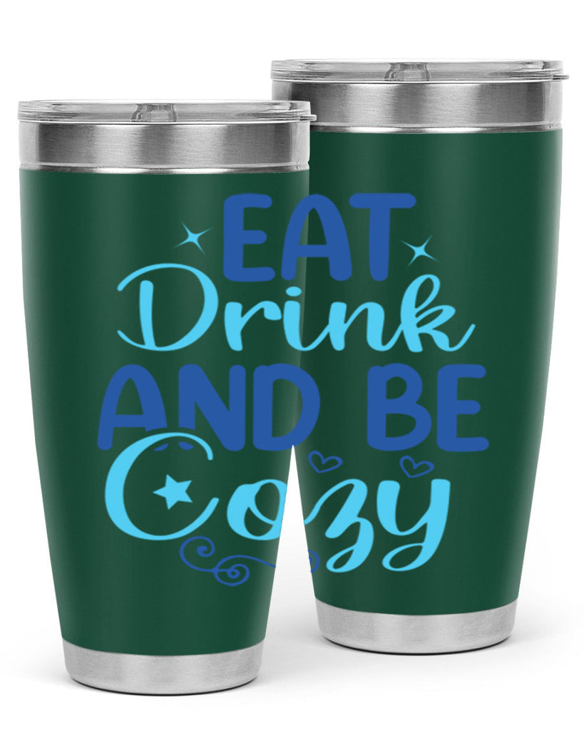eat drink and be cozy 97#- winter- Tumbler