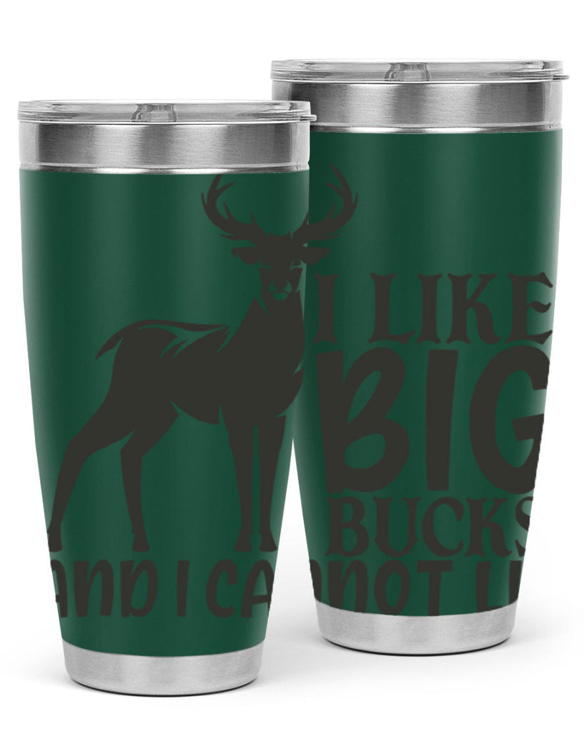 i like big bucks and i cannot lie 8#- hunting- Tumbler