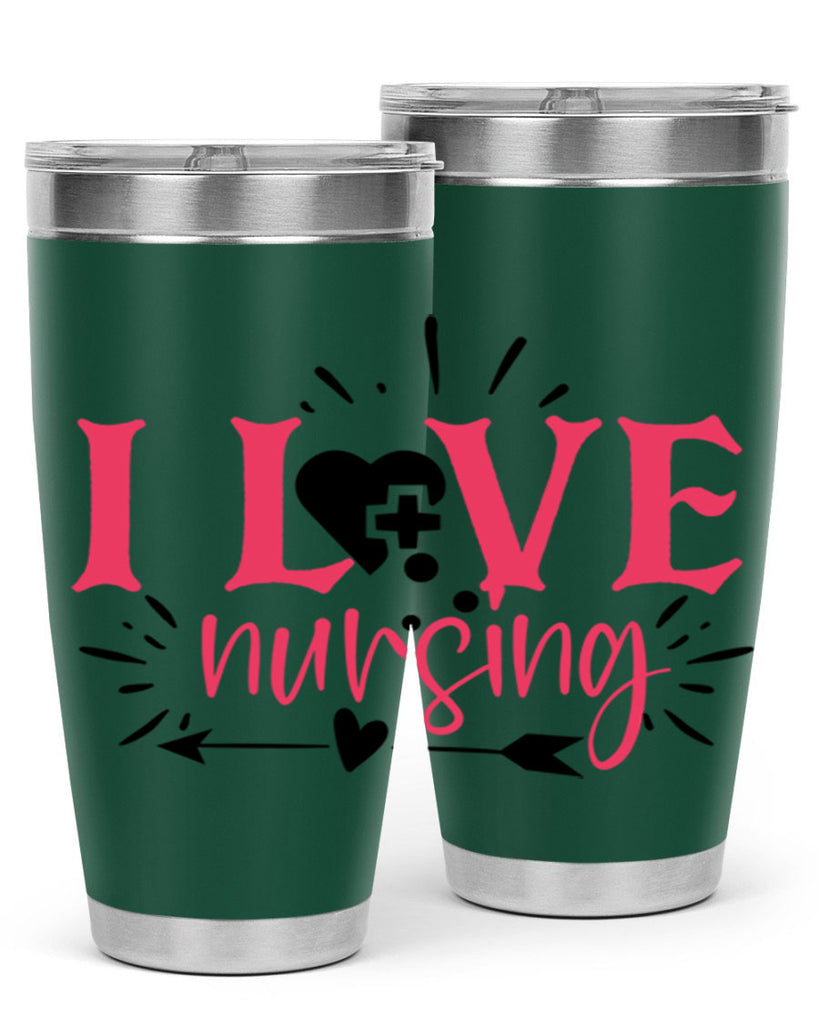 i love nursing Style 380#- nurse- tumbler