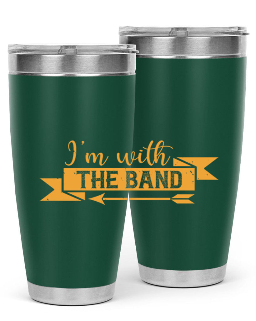 i’m with the band 58#- mardi gras- Tumbler