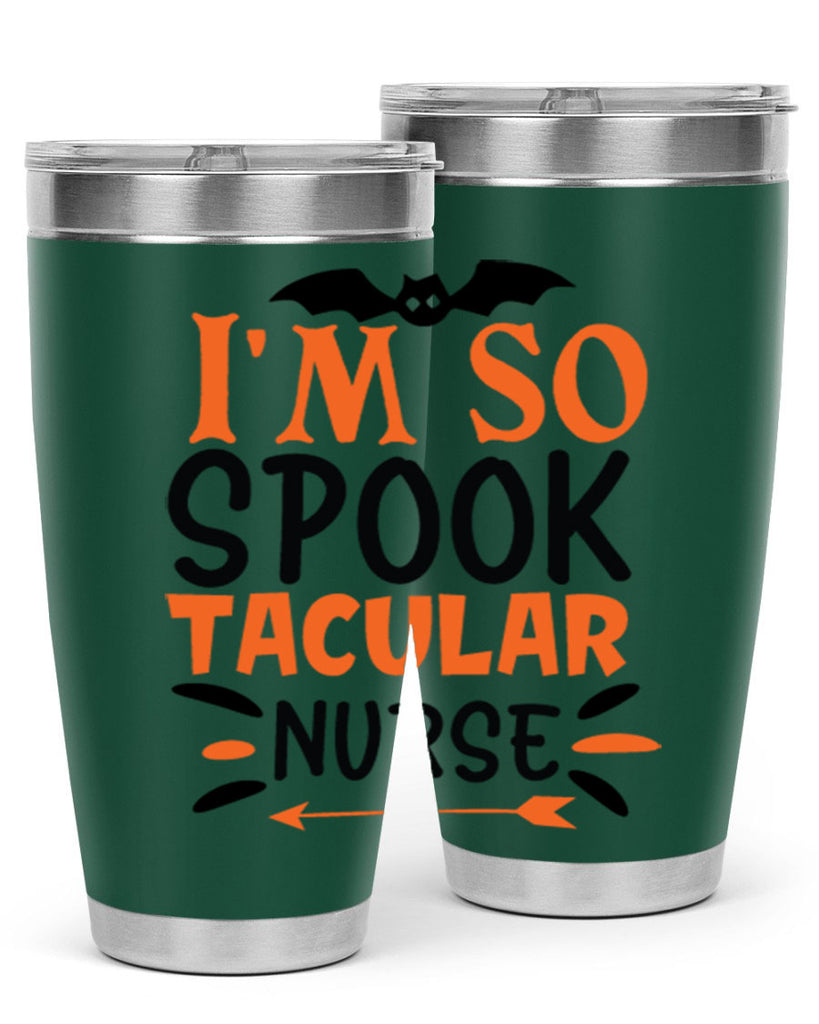 im so spooktacular nurse 111#- halloween- Tumbler