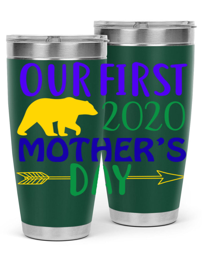 our first mothers day 4#- mardi gras- Tumbler