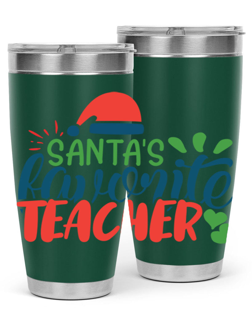 santas favorite teacher Style 151#- teacher- tumbler