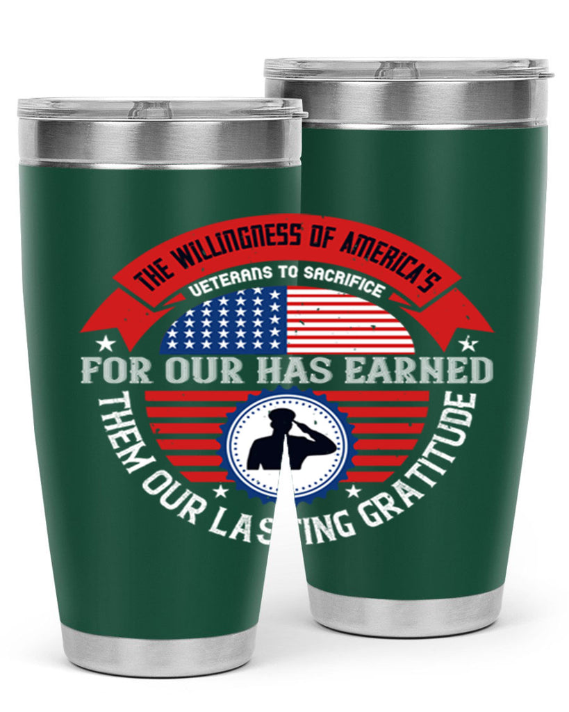 the willingness of americas 88#- Veterns Day- Tumbler