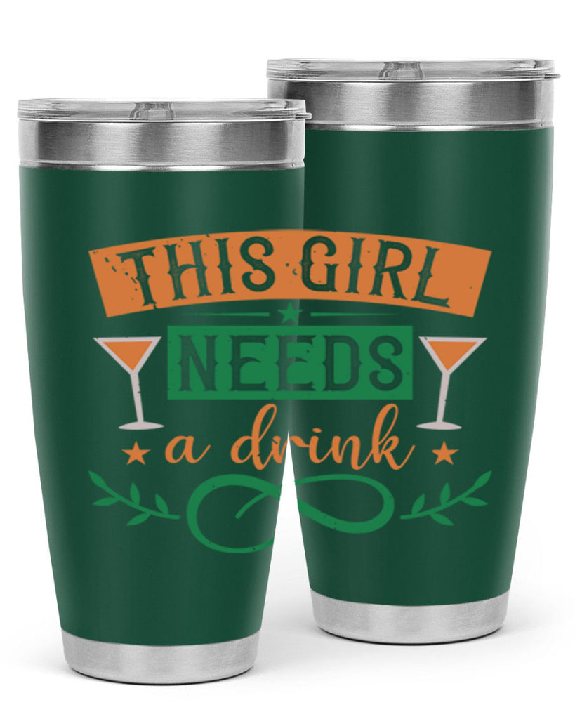 this girl needs a drink 1#- mardi gras- Tumbler