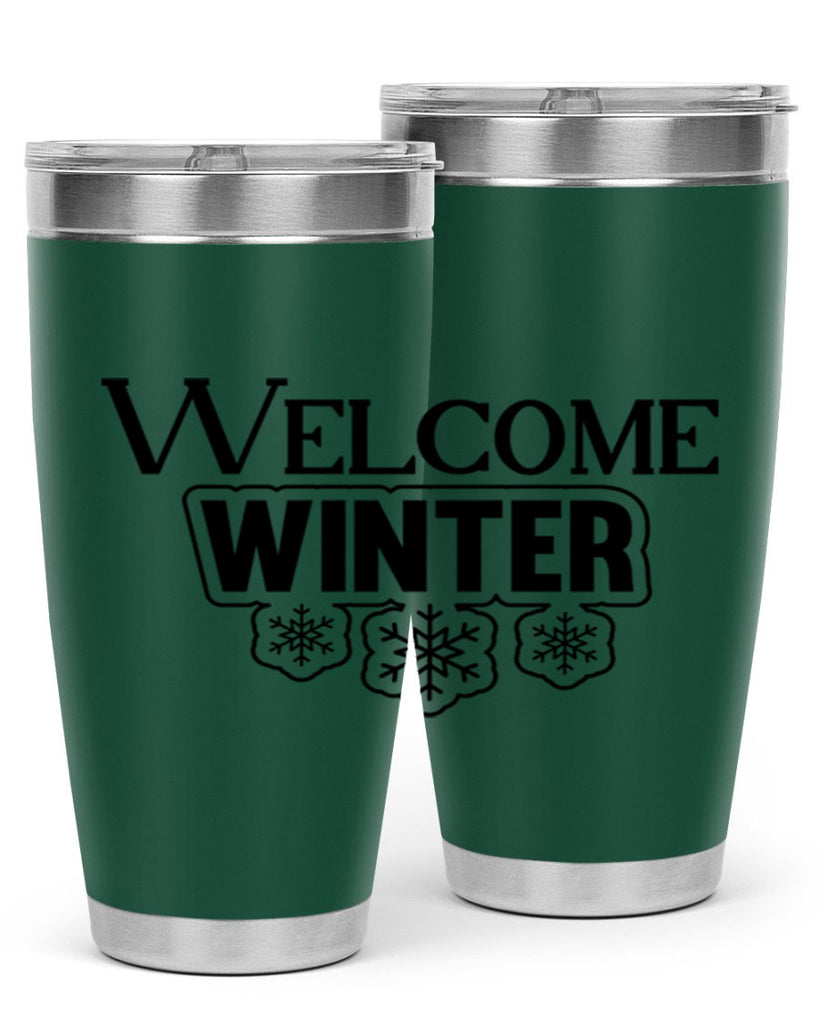 welcome winter 474#- winter- Tumbler