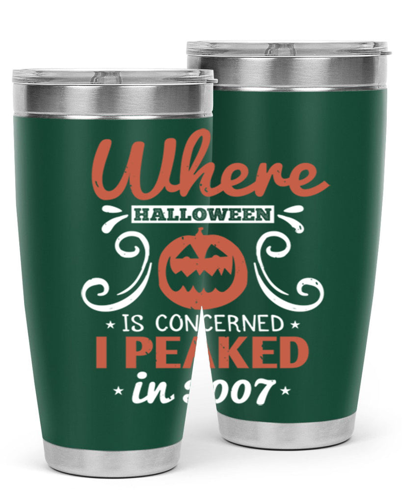 where halloween is 122#- halloween- Tumbler