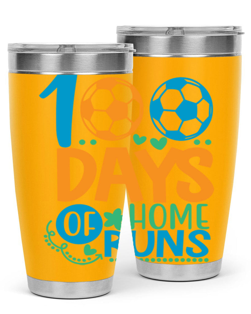 100 days of home runs 19#- 100 days of school- Tumbler