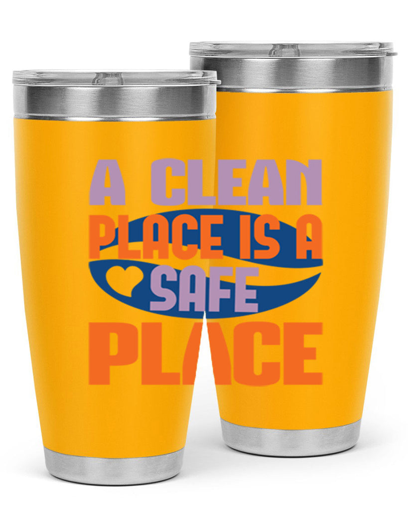 A clean place is a safe place Style 39#- cleaner- Cotton Tank