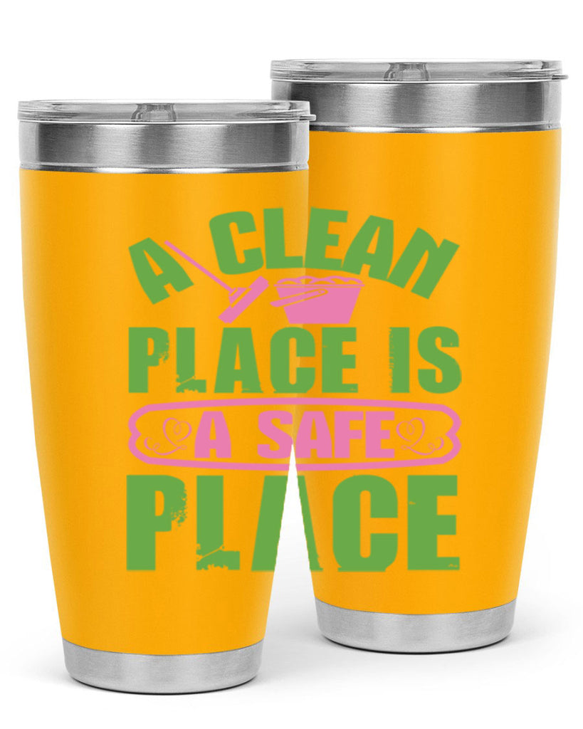 A clean place is a safe place Style 50#- cleaner- Cotton Tank