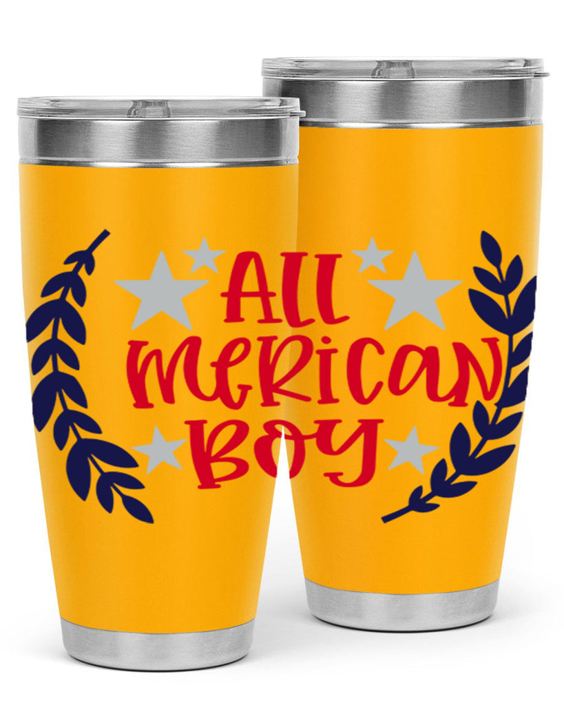 All Merican Boy Style 143#- Fourt Of July- Tumbler