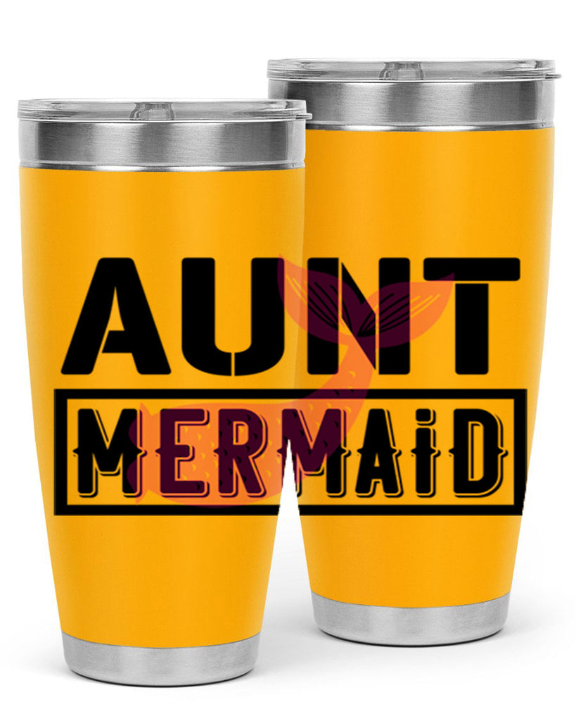 Aunt mermaid 17#- mermaid- Tumbler