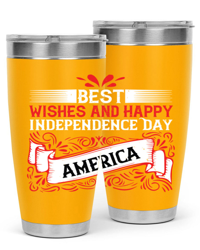 Best wishes and happy Independence Day america Style 86#- Fourt Of July- Tumbler