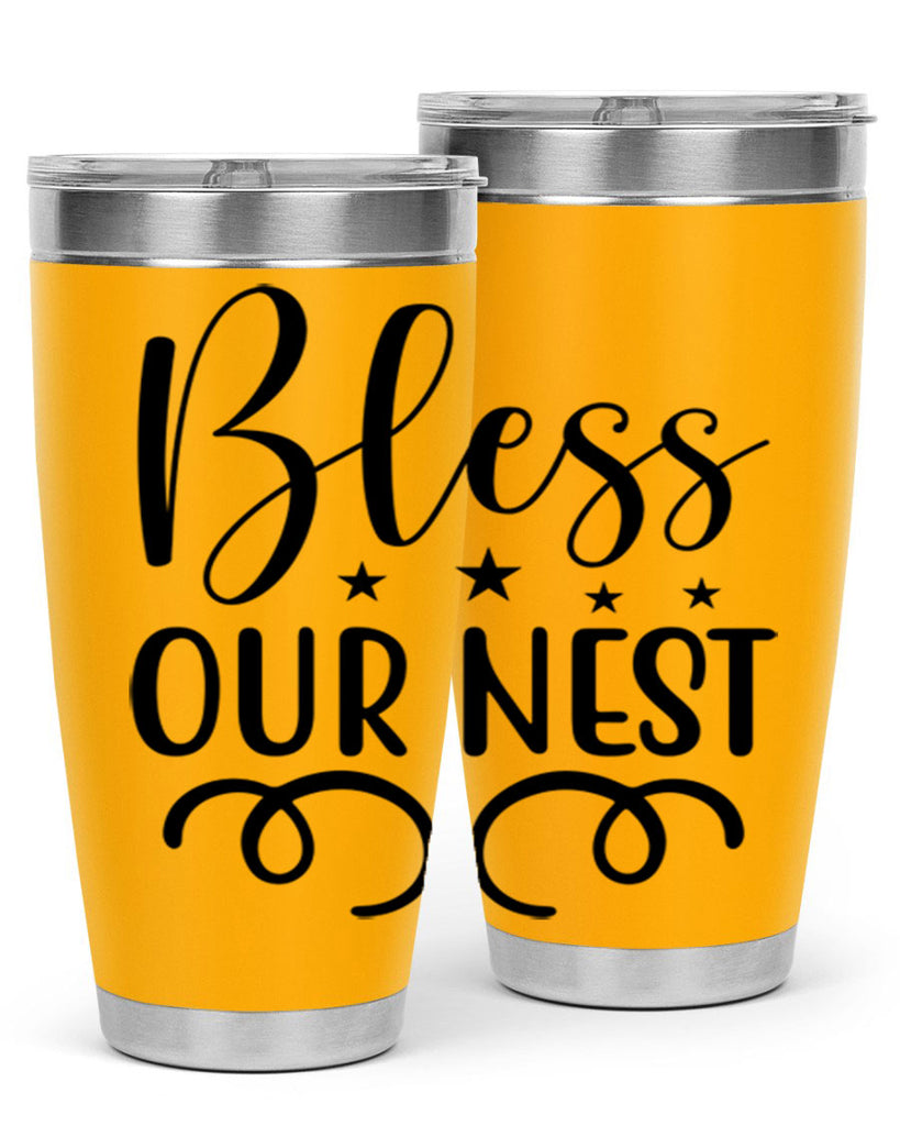Bless Our Nest 50#- spring- Tumbler