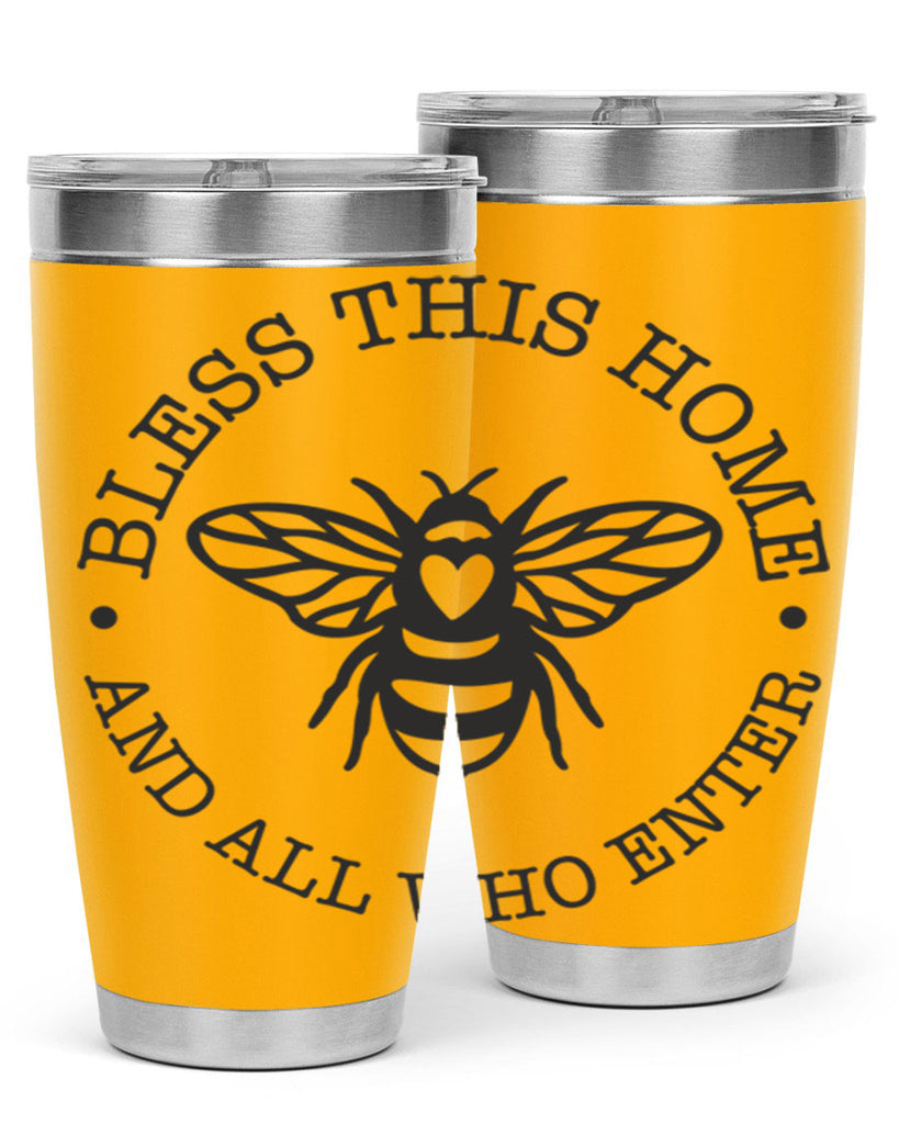 Bless this Home Bee59#- spring- Tumbler