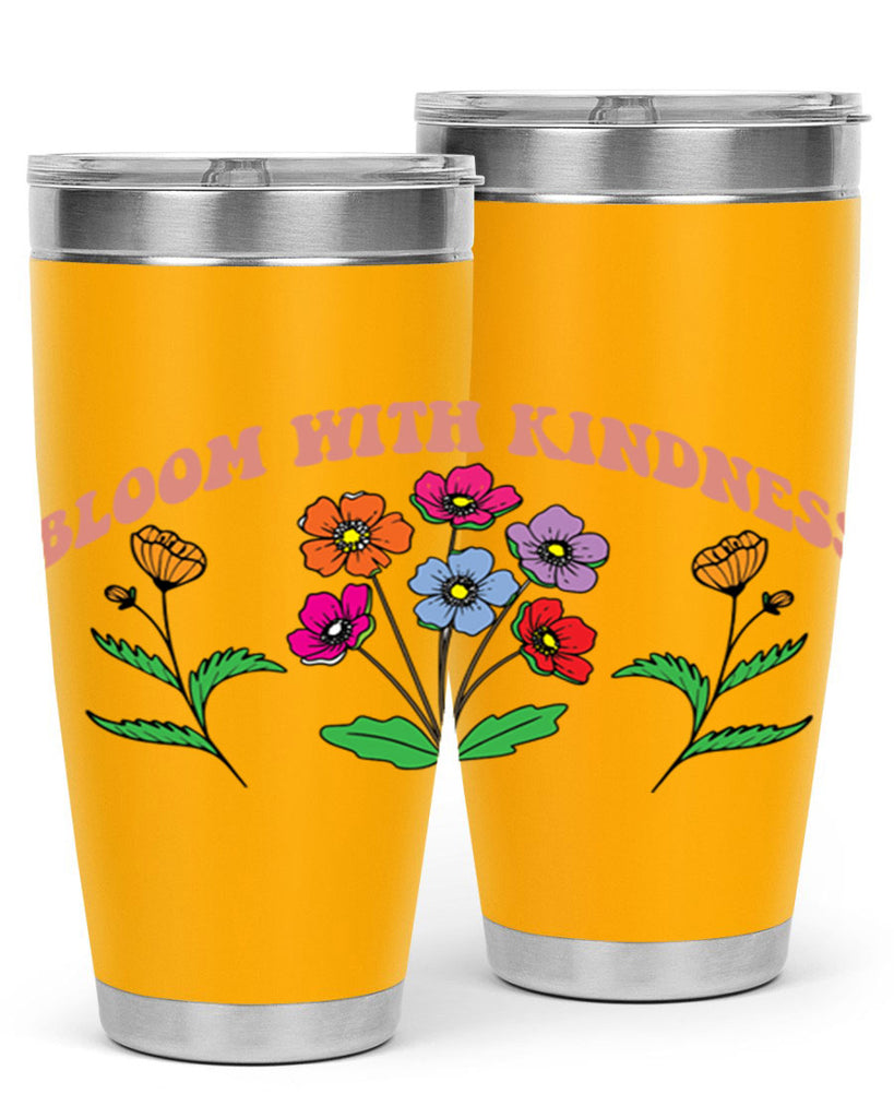 Bloom with Kindness  92#- spring- Tumbler