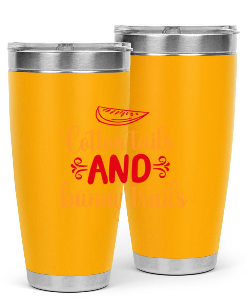 Cotton tails and bunny trails 111#- spring- Tumbler
