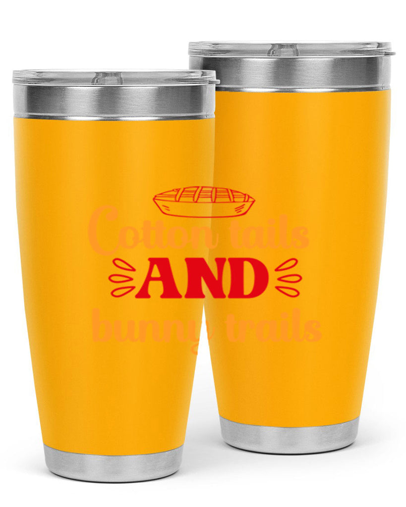 Cotton tails and bunny trails 112#- spring- Tumbler