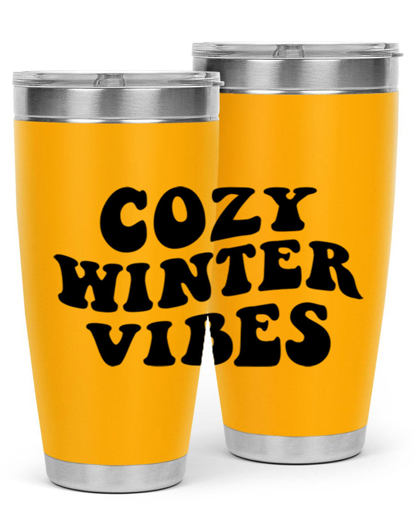 Cozy Winter Vibes 64#- winter- Tumbler