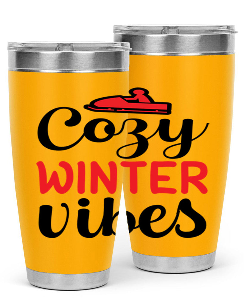 Cozy winter vibes 68#- winter- Tumbler