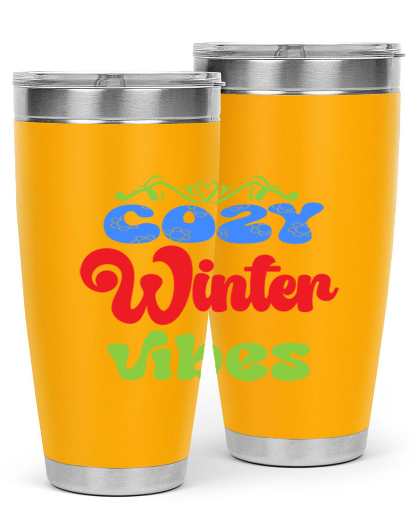 Cozy winter vibes 75#- winter- Tumbler