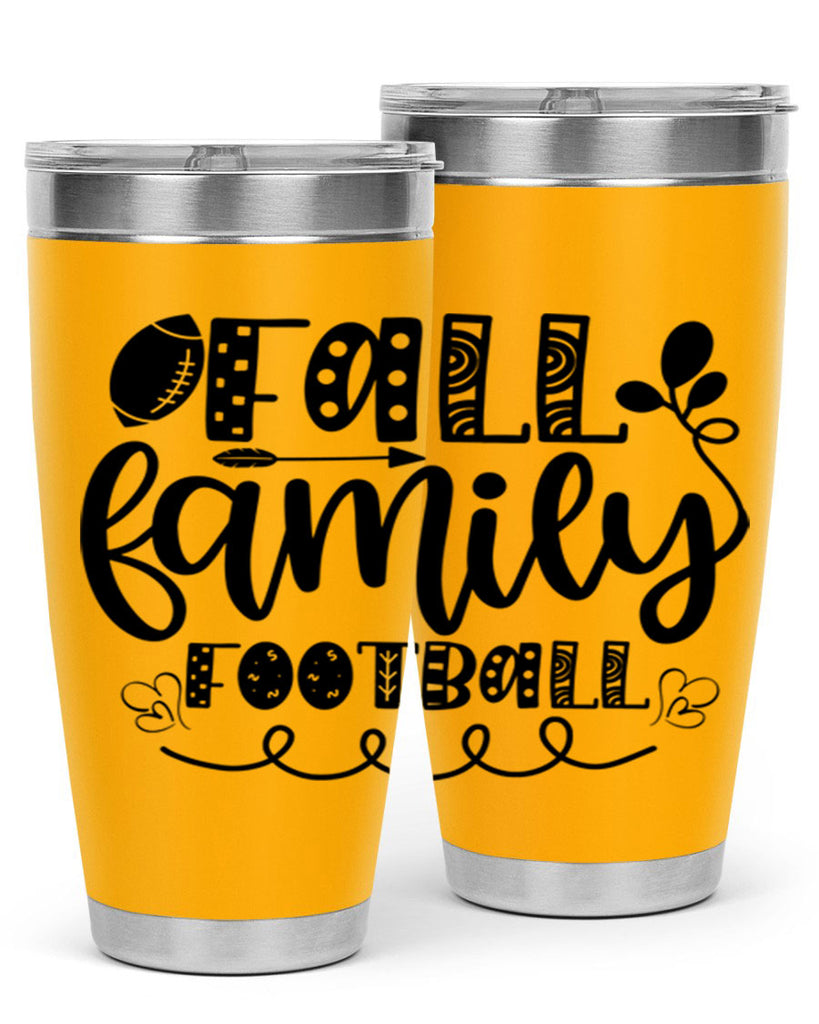 Fall Family Football 99#- fall- Tumbler