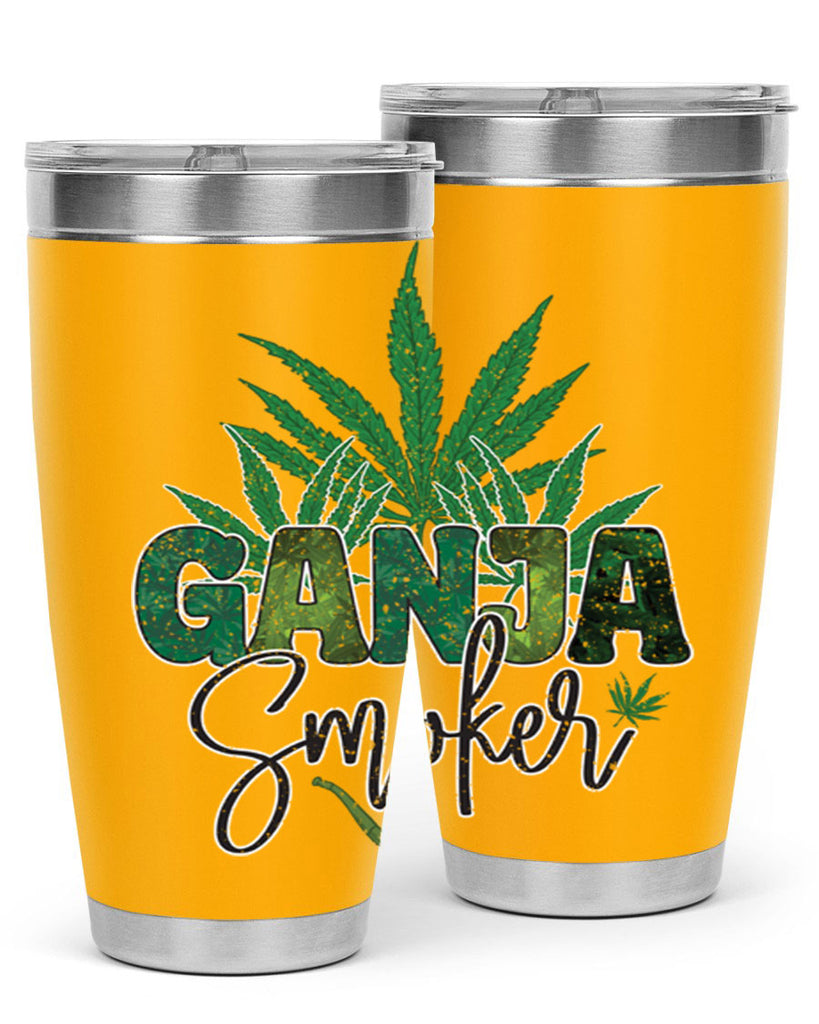 Ganja Smoker Sublimation 89#- marijuana- Tumbler