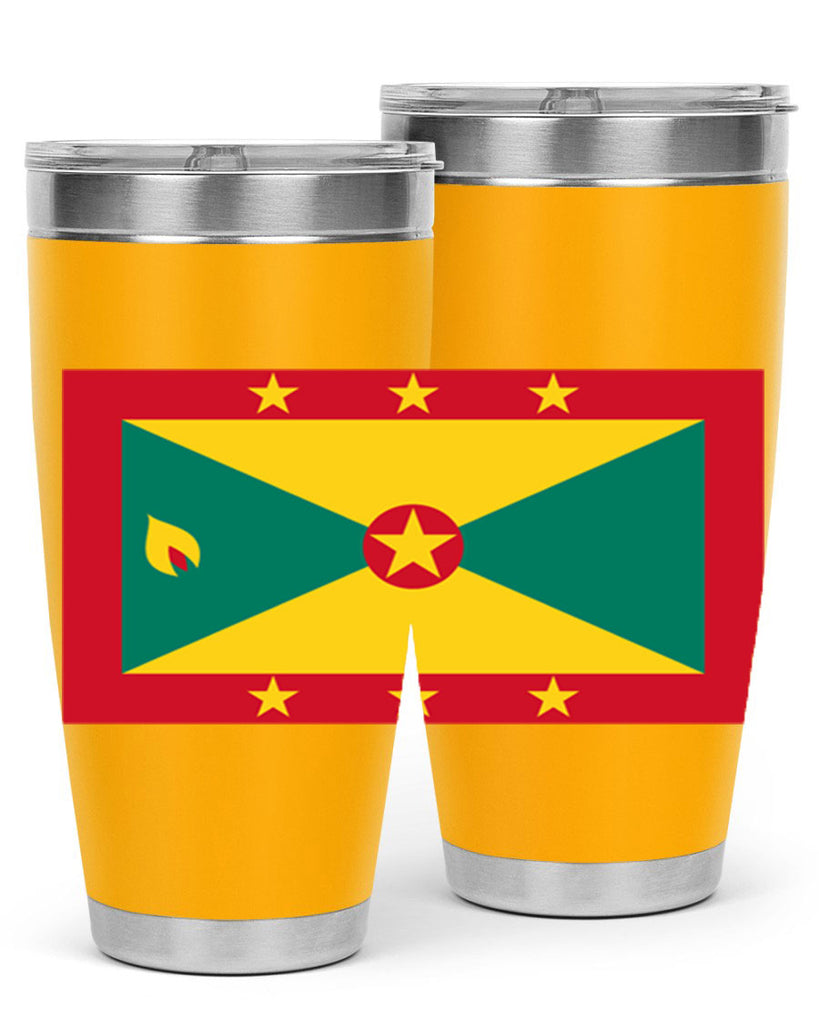 Grenada 130#- world flags- Tumbler