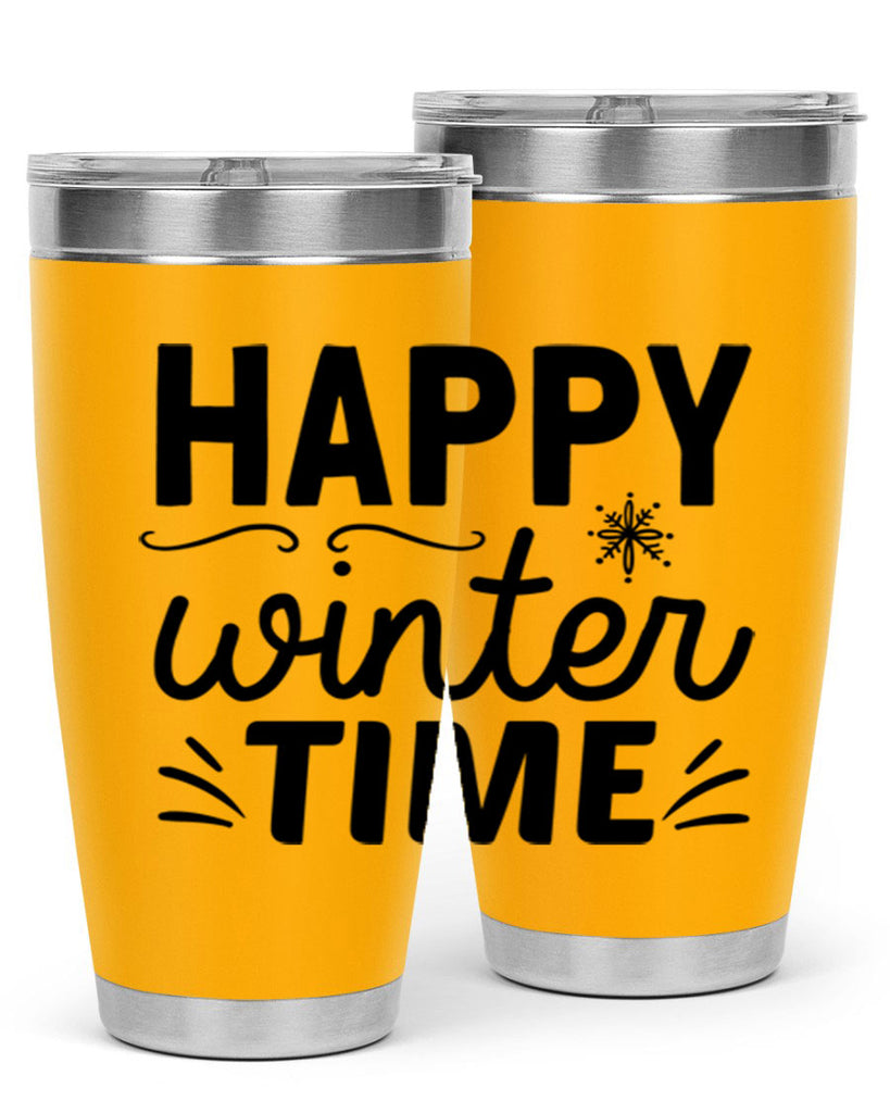 Happy Winter Time134#- winter- Tumbler