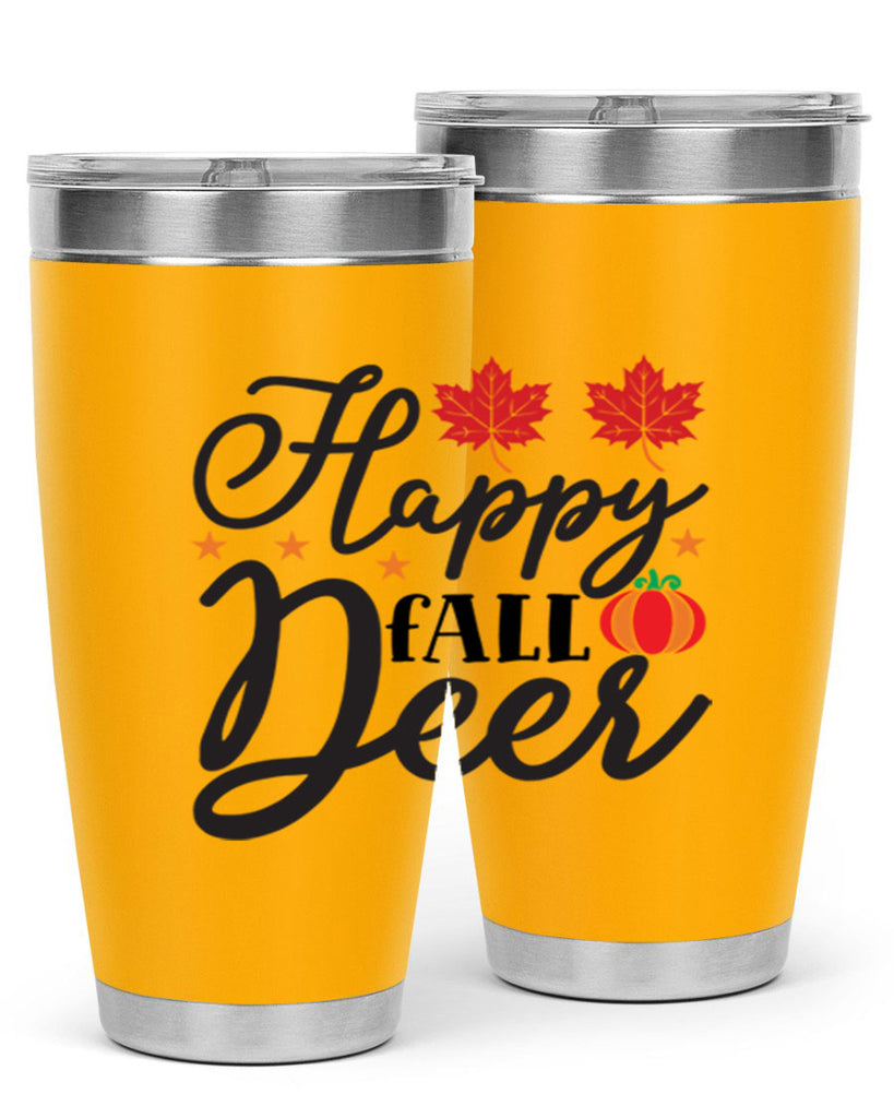 Happyfalldeer 254#- fall- Tumbler