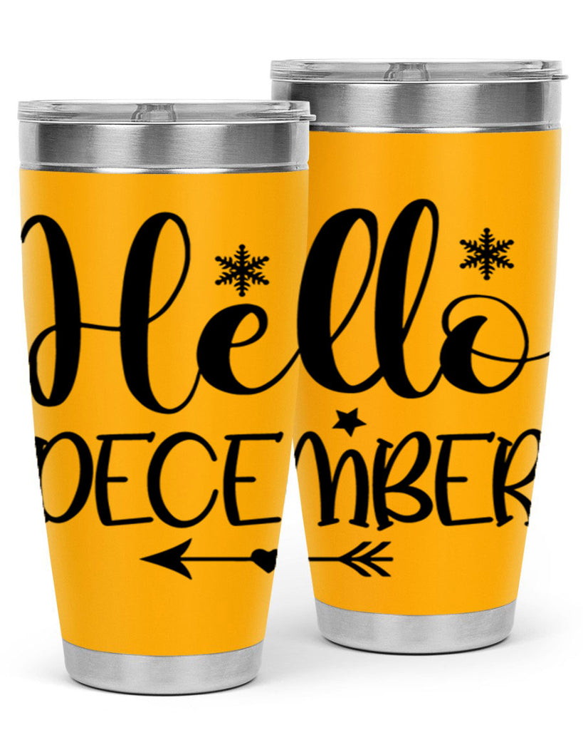 Hello December161#- winter- Tumbler