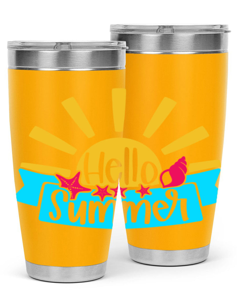 Hello Summer Style 38#- summer- Tumbler