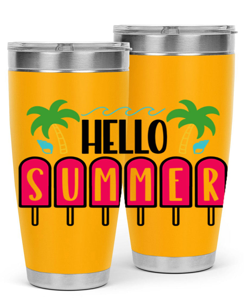 Hello Summer Style 39#- summer- Tumbler