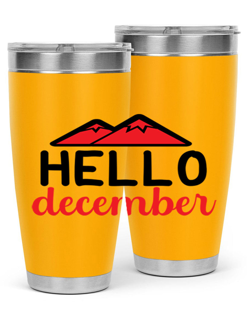 Hello december 160#- winter- Tumbler