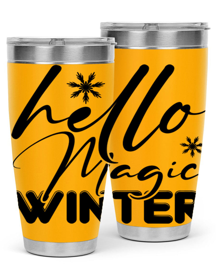 Hello magic winter 178#- winter- Tumbler