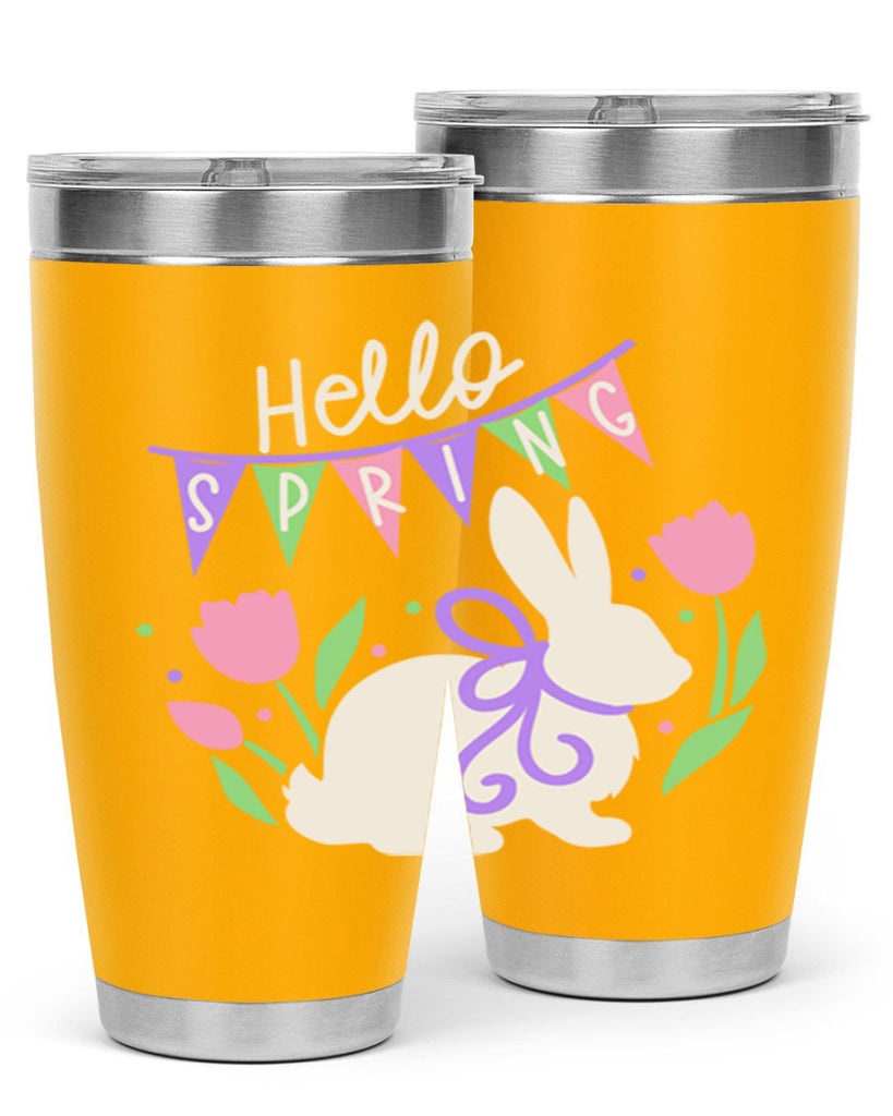 Hello spring bunny193#- spring- Tumbler