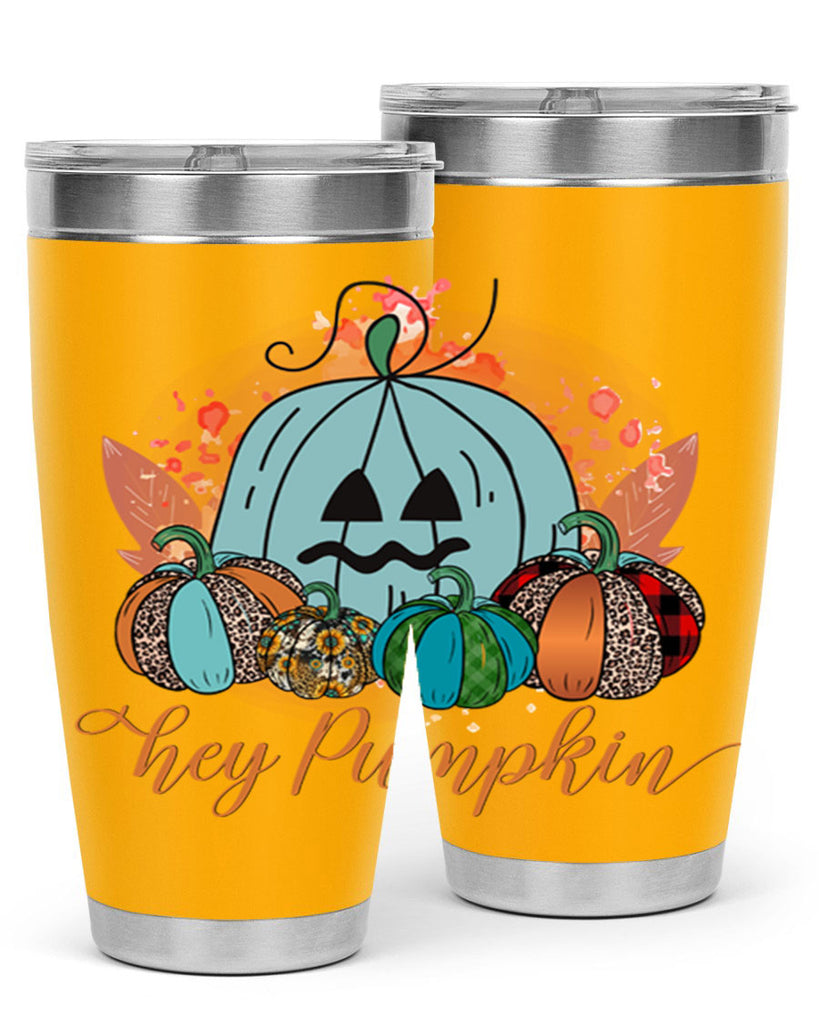 Hey Pumpkin 302#- fall- Tumbler