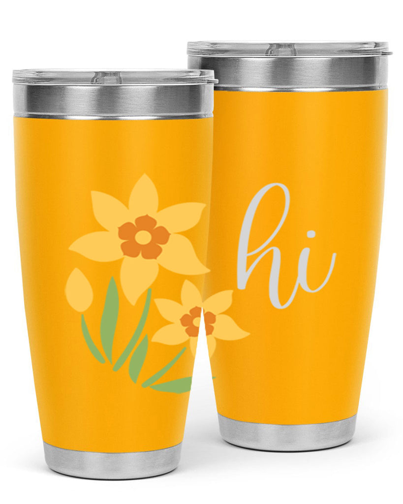 Hi daffodil flower236#- spring- Tumbler