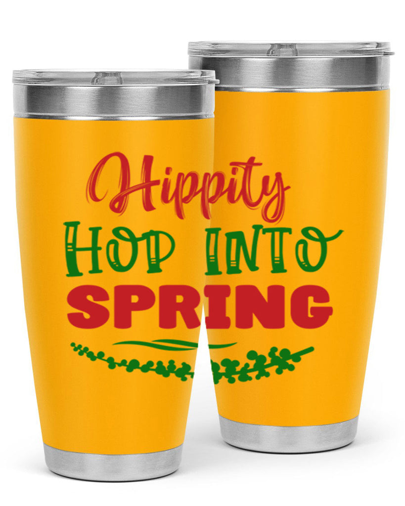 Hippity Hop into Spring 239#- spring- Tumbler