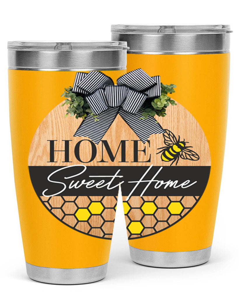 Home Sweet home bee and hive Mockup241#- spring- Tumbler