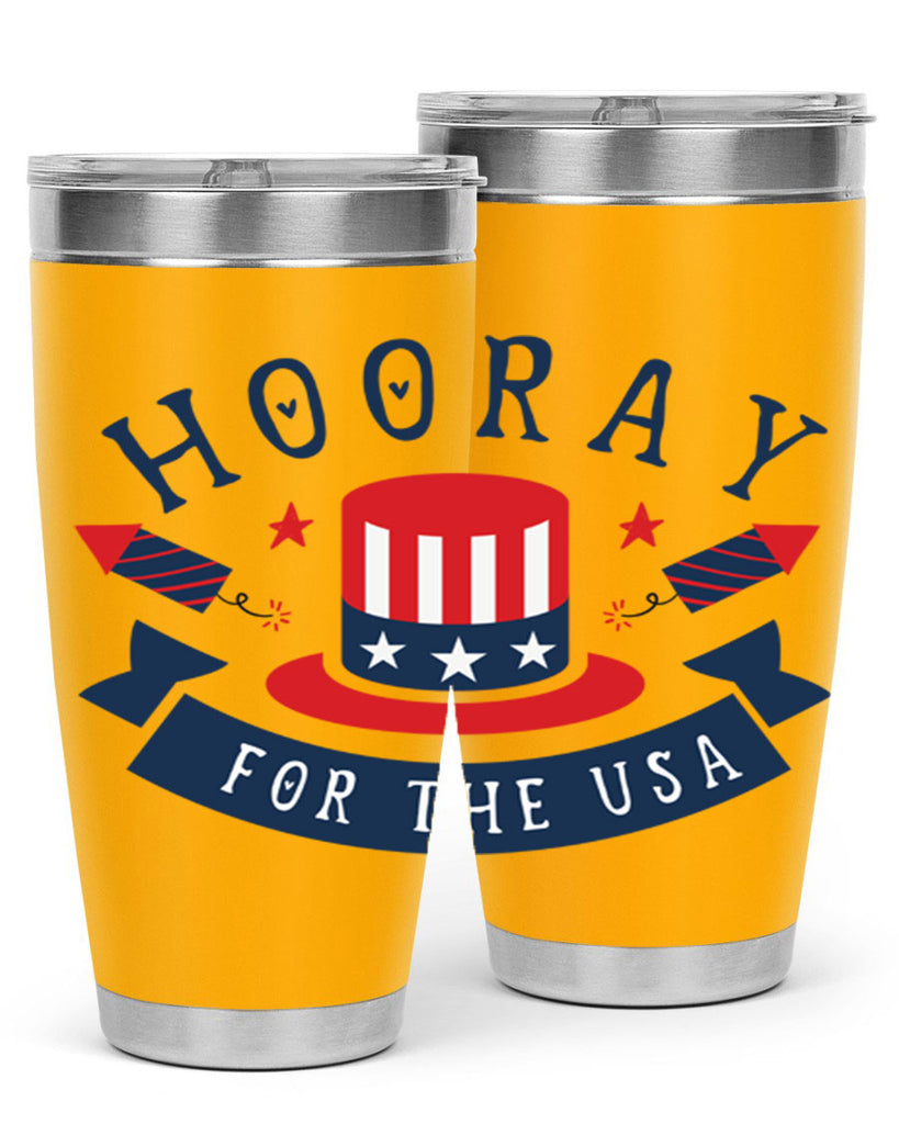 Hooray for the usa Style 42#- Fourt Of July- Tumbler