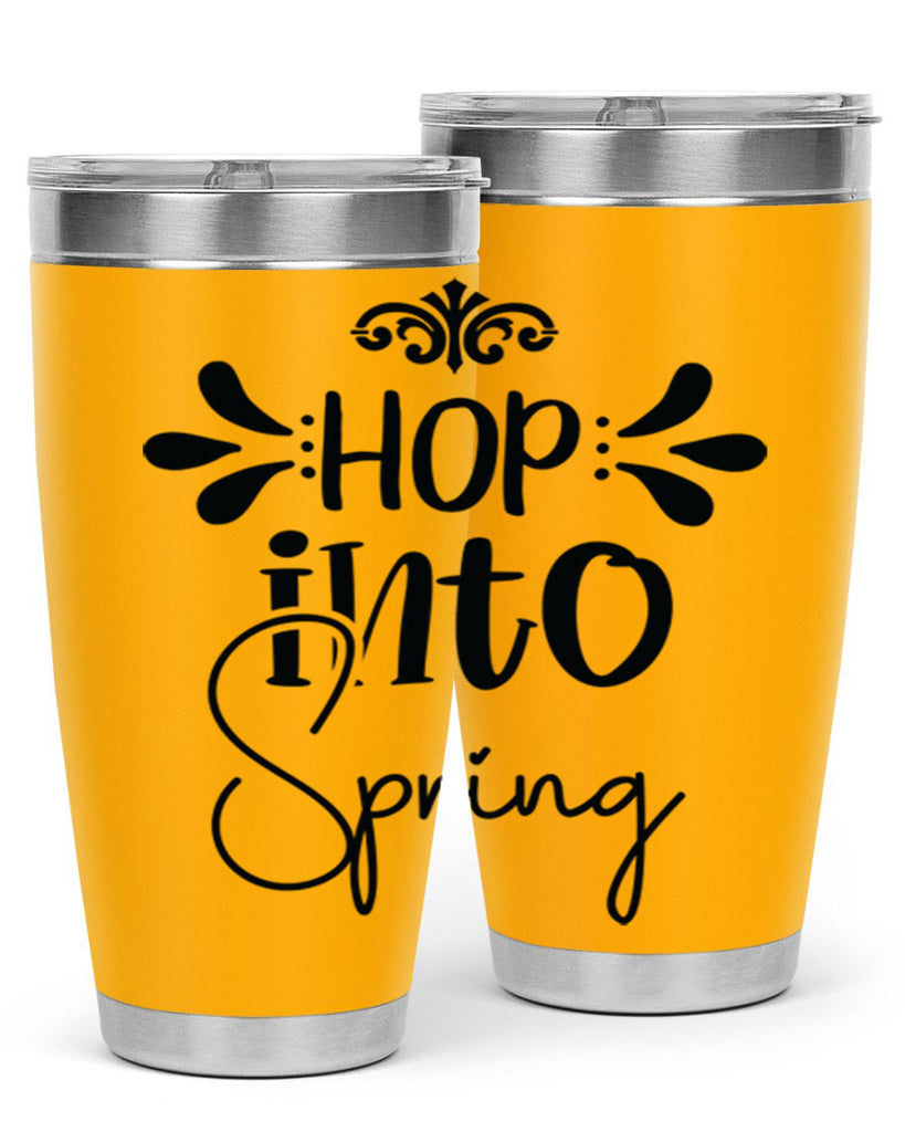 Hop into Spring 247#- spring- Tumbler