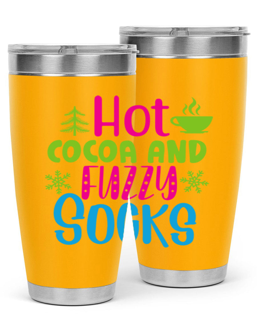 Hot Cocoa And Fuzzy Socks209#- winter- Tumbler