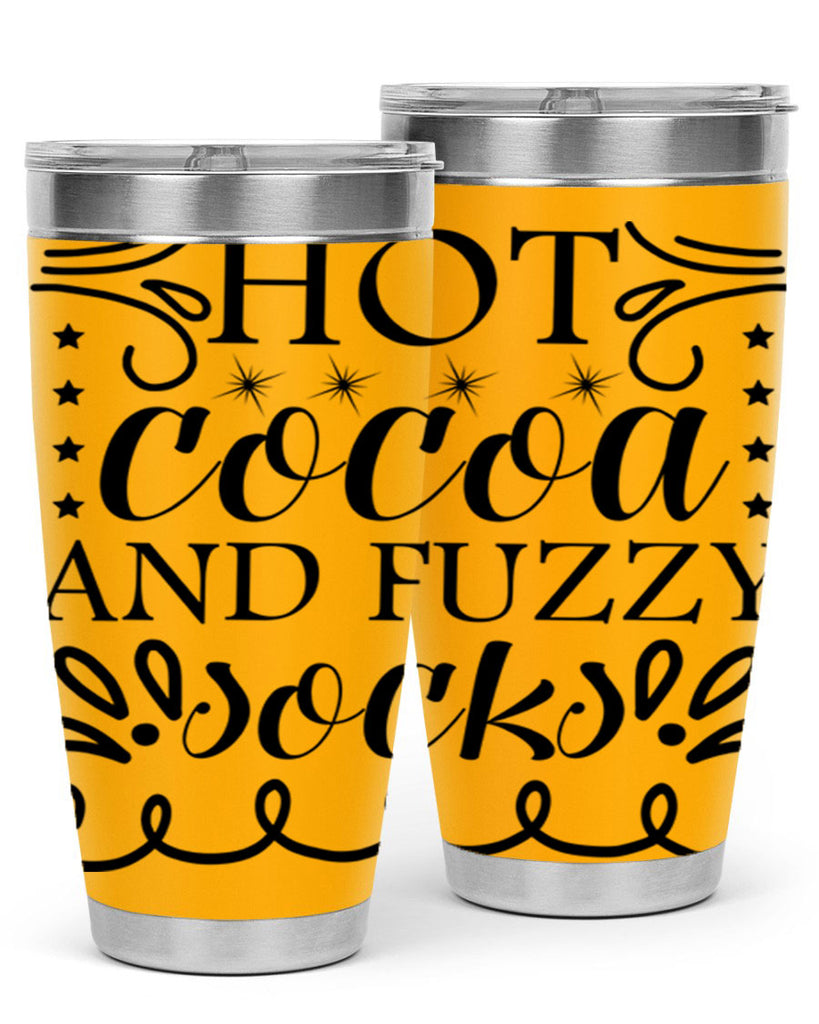 Hot Cocoa and Fuzzy Socks 217#- winter- Tumbler