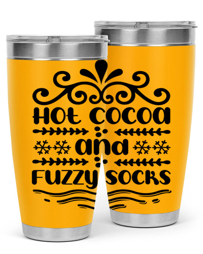 Hot Cocoa and Fuzzy Socks 219#- winter- Tumbler