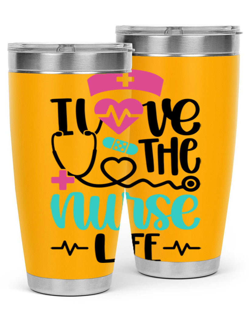 I Love The Nurse Life Style Style 169#- nurse- tumbler