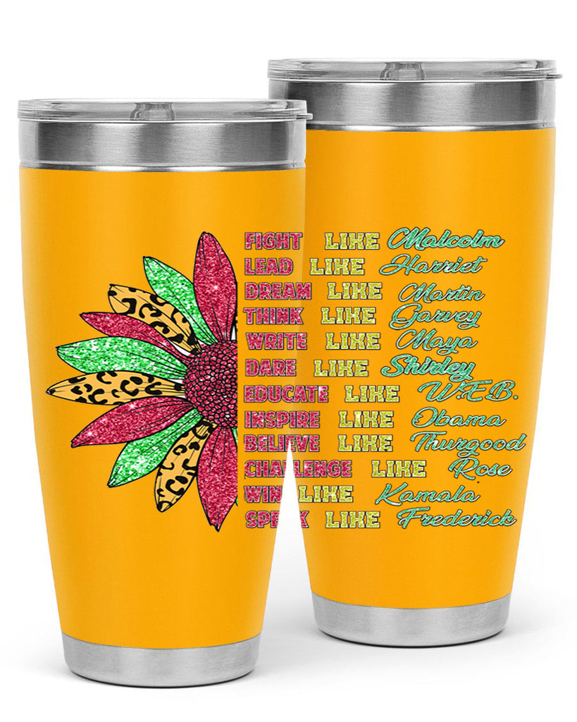 Juneteenth Sunflower Design 17#- Juneteenth- tumbler