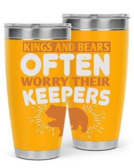Kings and Bears often worry their Keepers 66#- Bears- Tumbler