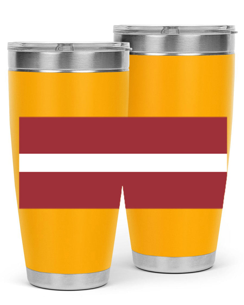 Latvia 104#- world flags- Tumbler